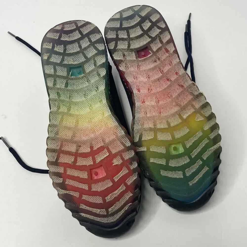 Wanted Affinity Navy w/ Rainbow Rubber Sole Women's Shoe Size 6